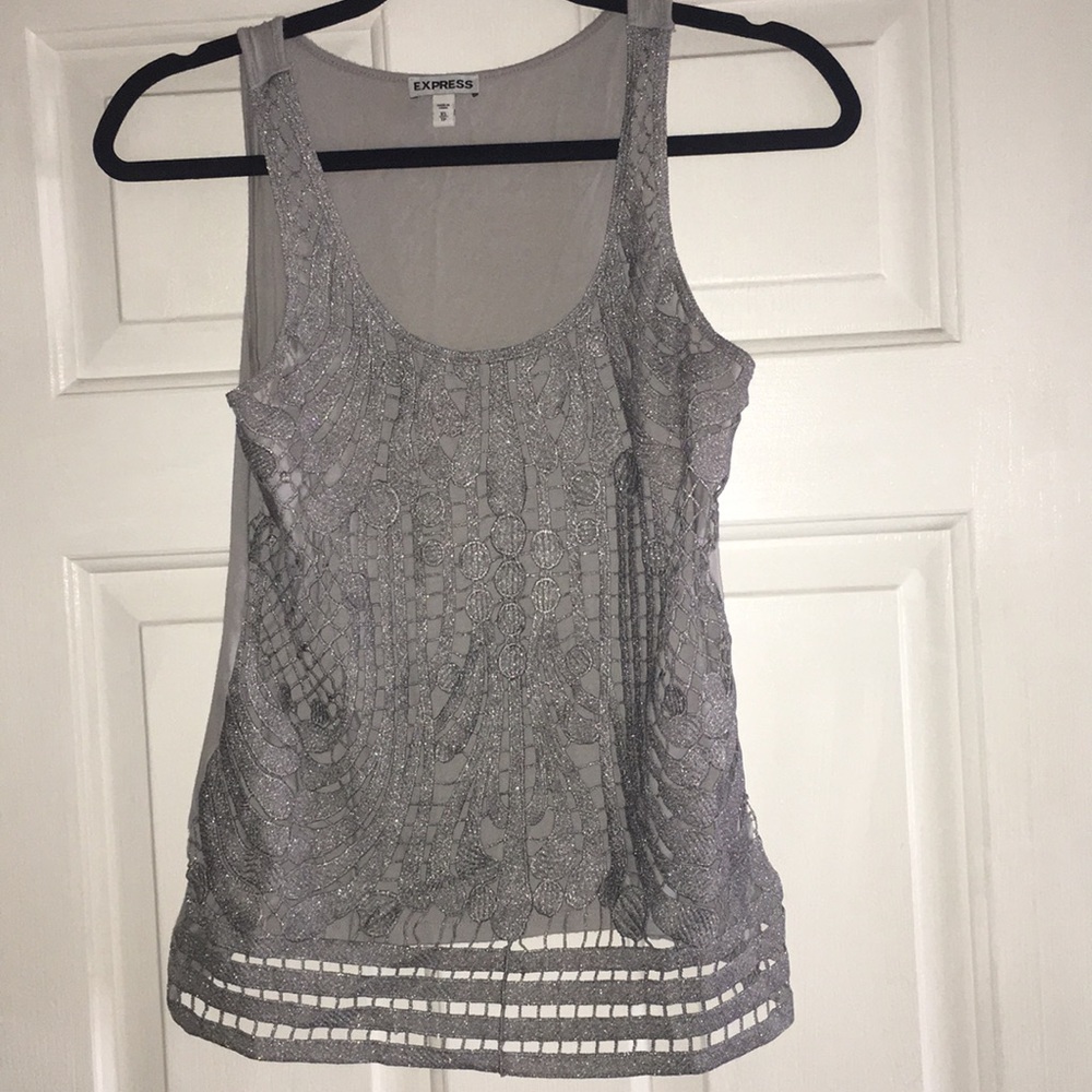 Express Grey tank top size XS